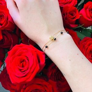 Gold Plated Stainless Steel Bracelet with ⭐️
